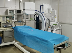 米兰网页版登录入口大平板一体式移动C臂在济南医院投入使用